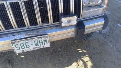 1984-1996 Jeep Cherokee Chrome Front Bumper With Brackets Oem 55234550 55234550