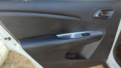 2012-19 Dodge Journey Driver Left Rear Inside Door Trim Panel Only Back Black X9