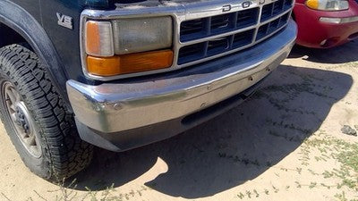 1991-1996 Dodge Dakota Chrome Front Bumper Assembly With Brackets Oem 04482850