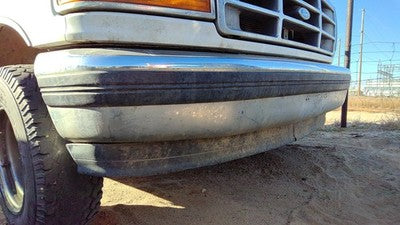 1992-1996 Ford F150 Front Bumper Assembly Chrome With Brackets Oem F2tz17757b