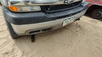 99-02 Chevy Silverado 2500 Hd Front Bumper With Brackets Assembly Oem Pewter 11U