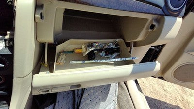 2007-2009 Mazda 3 Glove Box Assembly Complete Door With Latch Oem Beige Br7