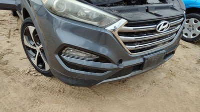2016-2018 Hyundai Tucson Front Bumper Cover Assembly Oem Coliseum Grey Z56