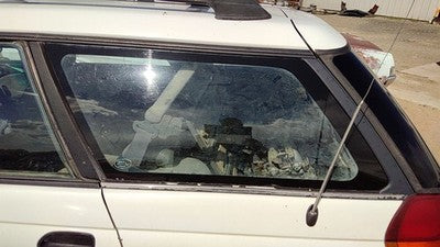 1995-1999 Subaru Legacy Rhd Postal Left Rear Quarter Glass Back Side Window Oem