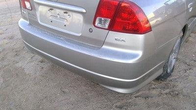 2004 2005 Honda Civic Rear Bumper Cover Assembly Oem Back Silver