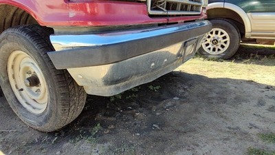 1987-91 Ford F150 Chrome Front Bumper Assembly With Mount Brackets Impact Strip