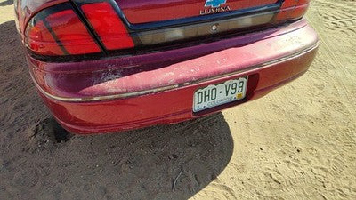 1995-2001 Chevy Lumina Rear Bumper Cover Assembly Oem Back Red 10442603