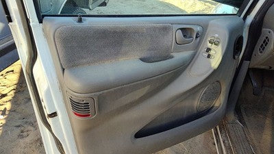 2001 Grand Caravan Driver Left Front Inside Door Trim Panel Only Oem Gray E7l5