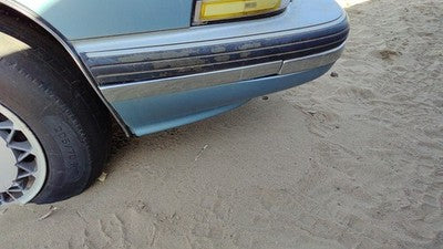 1992-1996 Buick Lesabre Front Bumper Cover Assembly Oem Blue 12535485