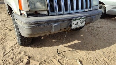 1993-1995 Jeep Grand Cherokee Front Bumper Cover Assembly Oem 55031452