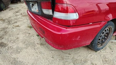 1996-2000 Civic Hx Coupe Rear Bumper Cover Assembly Oem Back Red 5998778