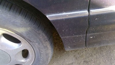 1997-2005 Buick Park Ave Driver Left Moulding From Fender Trim Strip Blue 28U