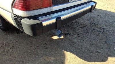 1984-1985 Ford Tempo Rear Bumper Assembly Aluminum With Brackets Oem Back