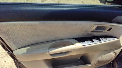 07-09 3 Driver Left Front Inside Door Trim Panel With Master Switch Beige Br7