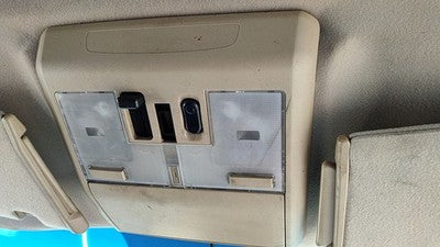 2004 05 Nissan Maxima Center Overhead Console Dome Light Map Lamp Cubby Brown C