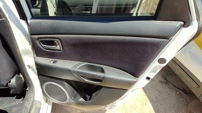 07-09 3 Passenger Right Rear Inside Door Trim Panel With Switches Back Black Br6