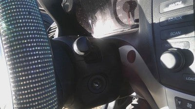 2004-2005 Acura Tsx Steering Column Trim Surround Collar Plastic Housing Black A