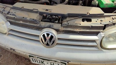 1999-2002 Vw Cabrio Convertible Front Grille Assembly Oem Silver 1E0853653Gru
