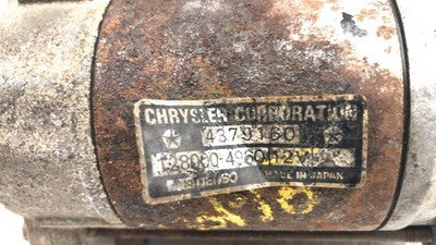 1988-1994 Dodge Ram Van 250 Starter Motor Oem 5.2L 04379144