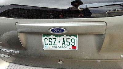 1999-2003 Ford Windstar Rear Hatch Trim Panel With Handle Oem Lifgate Green