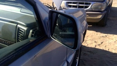 1993-1995 Jeep Grand Cherokee Passenger Right Side Mirror Door Mounted Silver