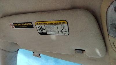 2000-2005 Mercedes Ml350 Driver Left Sun Visor Oem Tan 16381025107F15