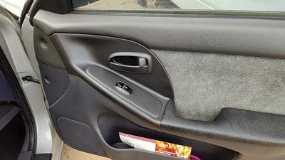 01-03 Hyundai Elantra Passenger Right Front Inside Door Trim Panel Only Oem Gray
