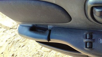 2003-2004 Dodge Neon Driver Left Front Door Trim Panel With Master Switch Black