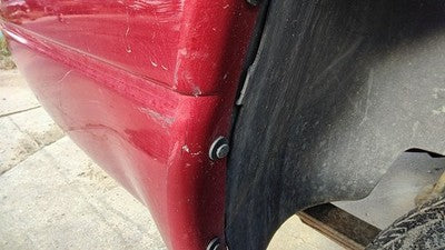 1998-2003 Dodge Durango Rear Bumper Cover Assembly Oem Back Red 55077303aa