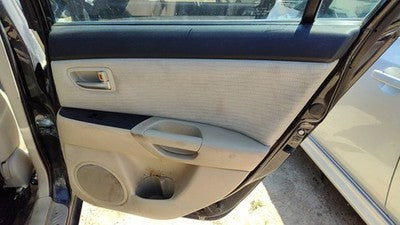 07-09 3 Passenger Right Rear Inside Door Trim Panel With Switches Back Beige Br7