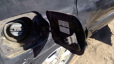 1998-2002 Subaru Forester Fuel Tank Door With Hinge Gas Lid Oem Filler Black