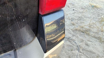 07-17 Expedition Passenger Right Upper Bumper Moulding Corner Panel Ua Black