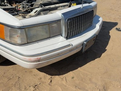 1991-1994 Lincoln Town Car Front Bumper Cover Assembly Oem White Wt F1Vy17D957A