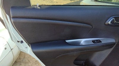 2012-19 Dodge Journey Driver Left Rear Inside Door Trim Panel Only Back Black X9