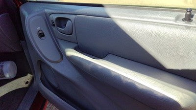 04-07 Town & Country Passenger Right Front Inside Door Trim Panel Only Gray D5