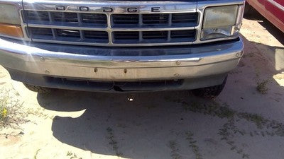 1991-1996 Dodge Dakota Chrome Front Bumper Assembly With Brackets Oem 04482850