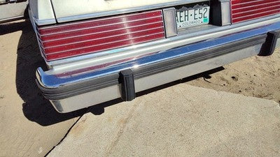 1980-1987 Mercury Grand Marquis Chrome Rear Bumper With Mount Brackets Oem