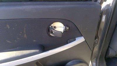 06-08 Torrent Driver Left Rear Inside Door Trim Panel Only Back Black 19C