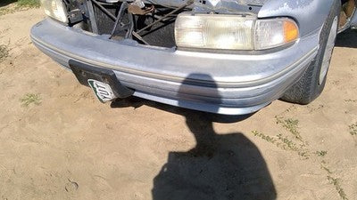 1991-1996 Chevy Caprice Front Bumper Cover Assembly Oem Blue Torn 10214403