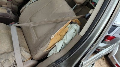2000 Ford Windstar Driver Left Front Seat Belt Retractor Oem Shoulder Tan