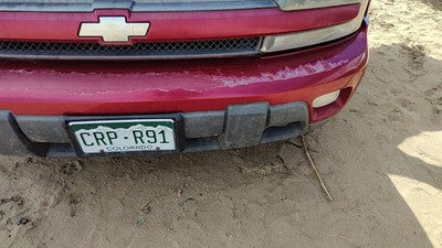 2002-2008 Chevy Trail Blazer Front Bumper Cover Assembly Oem Majestic Red 86U