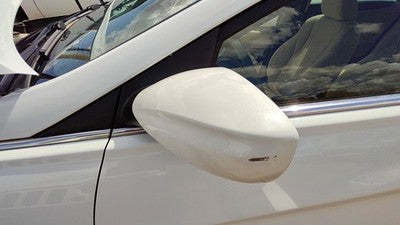 11-15 Sonata Driver Left Side Mirror Door Mounted Shimmering White Mica Wj