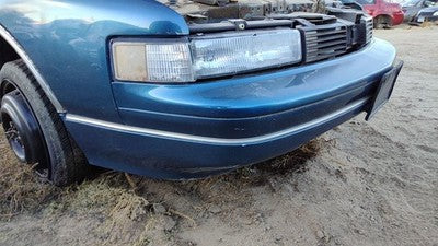 1988-1991 Olds Cutlass Cierra Front Bumper Cover Assembly Oem Blue 10091209
