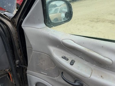 00-02 Expedition Passenger Right Front Door Trim Panel With Switches Gray 12