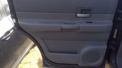 04-06 Dodge Durango Driver Left Rear Inside Door Trim Panel Only Back Gray D5