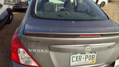 2012-2019 Nissan Versa Rear Spoiler Back Wing Oem Gray Kad 960309Kc1b