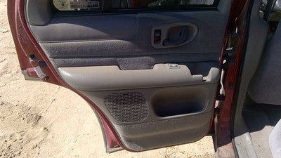 98-03 S10 Blazer Driver Left Rear Inside Door Trim Panel Only Back Gray 92H