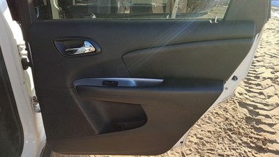 12-19 Journey Passenger Right Rear Inside Door Trim Panel Only Back Black X9