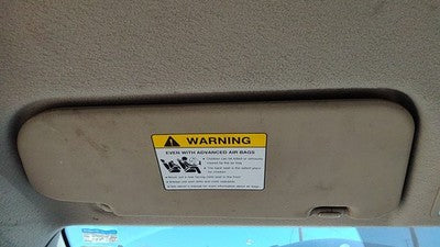 2004-2009 Mazda 3 Driver Left Sun Visor Oem Beige Br7 Bn8p69320c77