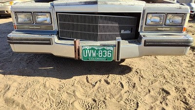 1982-1984 Deville Sedan Chrome Front Bumper Assembly With Mount Brackets Oem